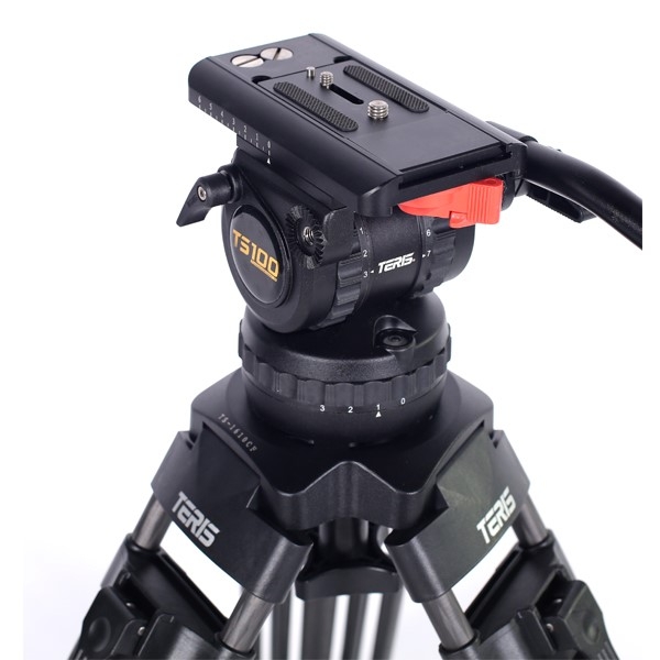 TS100AL Fluid Head and Tripod Kit