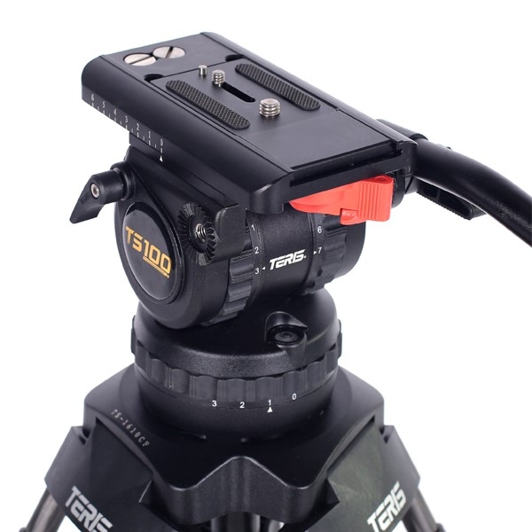 TS100CF Fluid Head and Tripod Kit
