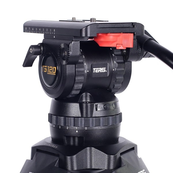 TS120CF-Q Fluid Head & Tripod Kit（NEW）