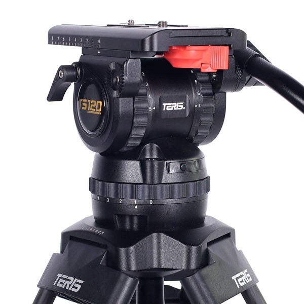 TS120CF Fluid Head and Tripod Kit