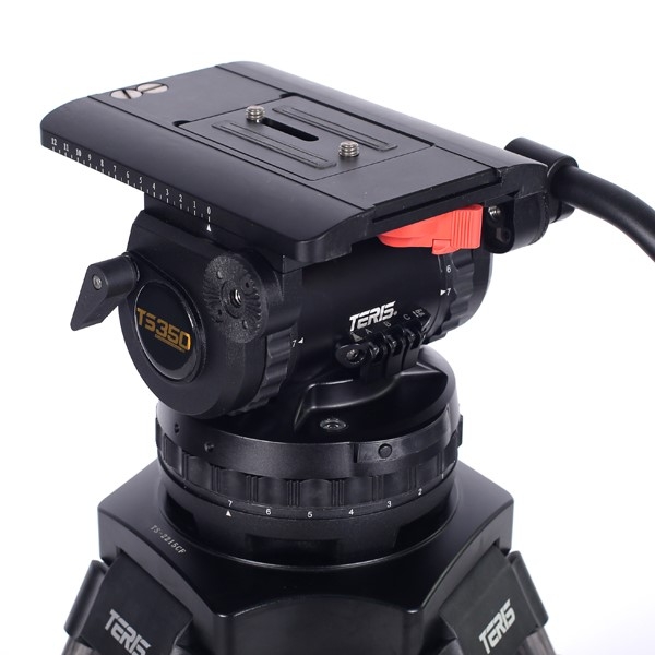 TS350CF Fluid Head and Tripod Kit