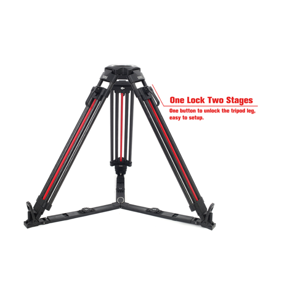 TSN6CFQ PLUS Fluid Head & Tripod Kit（NEW）TERIS Fluid Head&Tripod System