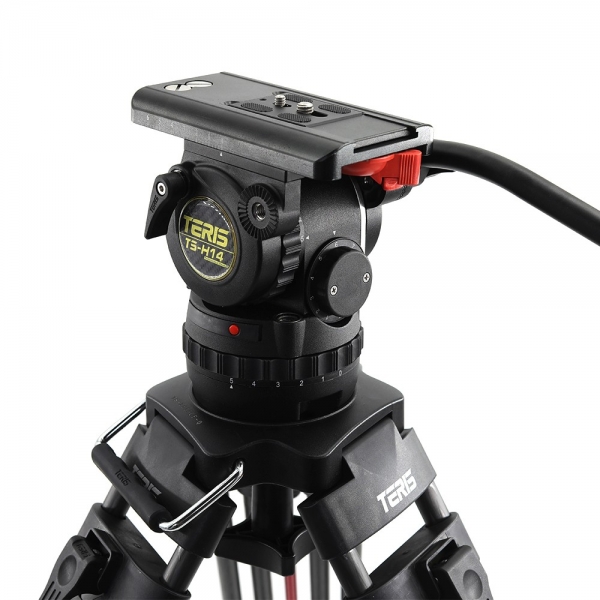 TS-H14CF-Q Fluid Head & Tripod System