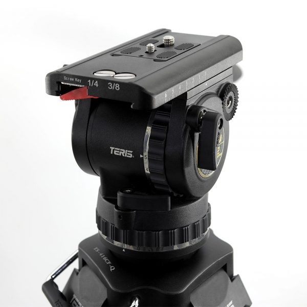 TS-H12CF-Q Fluid Head & Tripod System