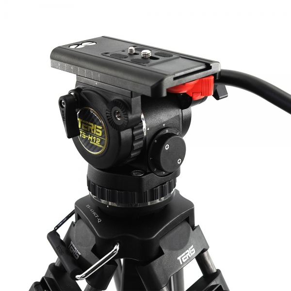 TS-H12CF-Q Fluid Head & Tripod System